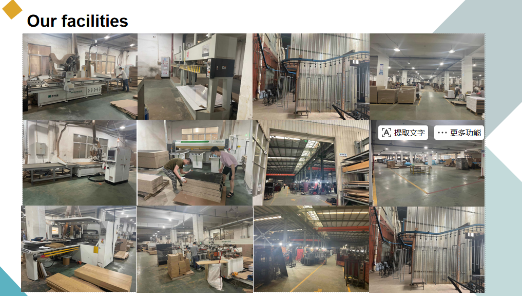 YSL furniture production and facility display